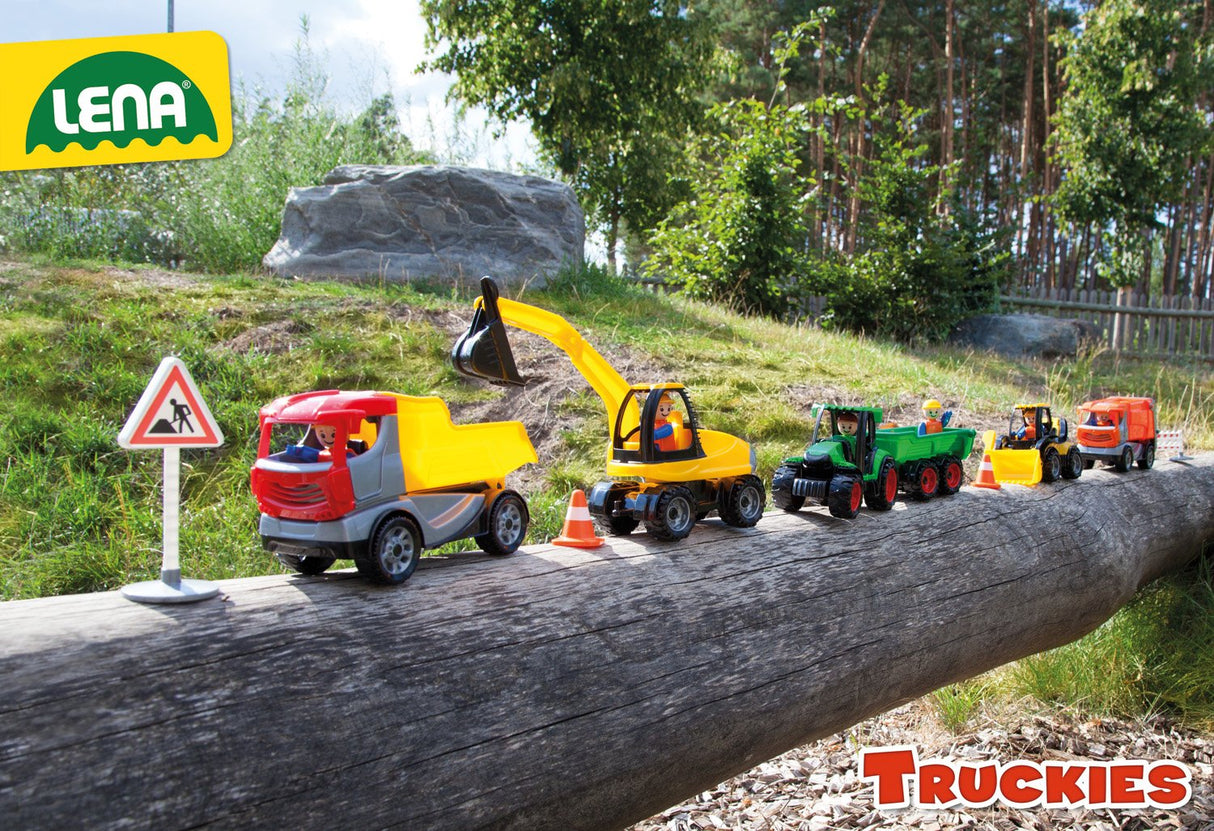 Lena Truckies Tractor With Trailer 38cm
