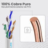Cable De Red Extralink Cat5e Utp (U/Utp) V2 Indoor Twisted Pair 100m Gris