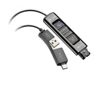 EAN 0197029650078 - HP Poly DA85-M USB to QD Black Adapter TAA Adaptador de interfaz imagen 1