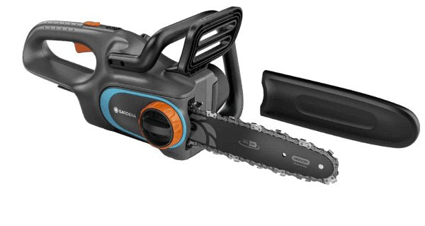 Motosierra A Batería Gardena Powersaw 250/18v P4a, Juego Listo Para Usar, Podadora De Pértiga Gris/Turquesa, Batería Li-Ion 2,5ah P4a, Power For All Alliance 14790-20
