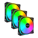 Ventilador Pc Montech Ax120 Pro 12 Cm Negro 3 Pieza(S)