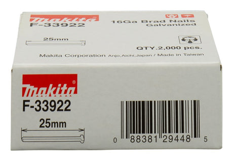 EAN 0088381294485 - Makita F-33922 clavo 2000 pieza(s) imagen 3