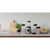 Batidora De Vaso Electrolux E4cb1-6st 1 L  350 W Negro, Acero Inoxidable, Transparente