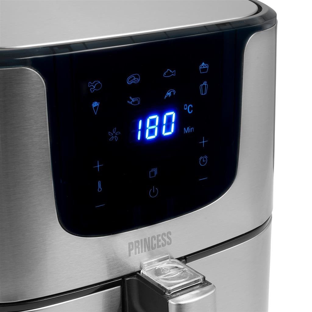 Freidora Por Aire Sin Aceite Princess Aerofryer Deluxe Digital Xxl 182060 1700w Capacidad 5.5l