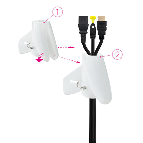 EAN 8433281012431 - Nanocable 10.36.0001-W pasacables 2,5 cm imagen 2