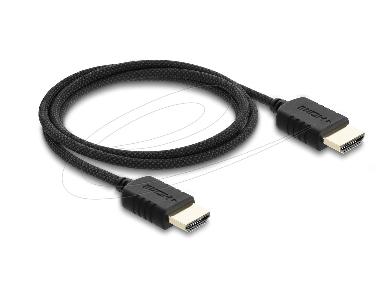 Delock Koaxiales High Speed Cable Hdmi 8k 60 Hz 48 Gbps Con Geflechtmantel 1 M