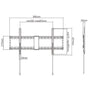 EAN 8716309126175 - Gembird WM-90F-01 soporte para TV 2,29 m (90") Negro imagen 1