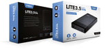 Nox Caja Externa 3.5" Usb 3.0 Lite 3.5 Negro Incluye Adaptador Corriente Nxlitehdd35