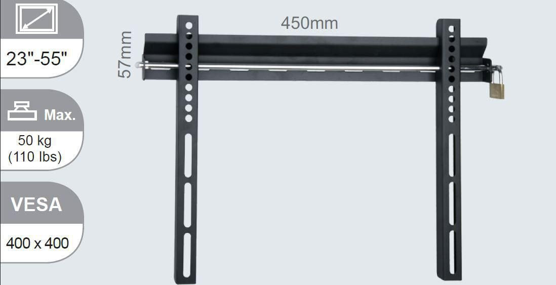 EAN 5711783797890 - Vivolink VLMW2355 soporte para TV 139,7 cm (55") Negro imagen 2