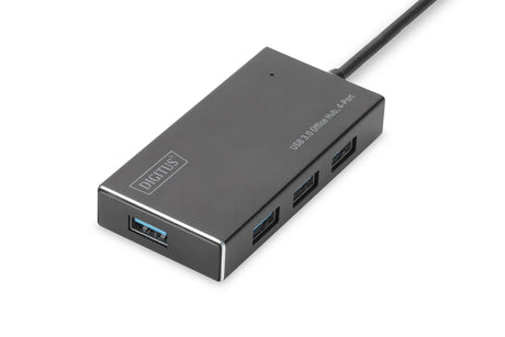 EAN 4016032444244 - Digitus DA-70240-1 hub de interfaz USB 3.2 Gen 1 (3.1 Gen 1) Type-A 5000 Mbit/s Negro imagen 1