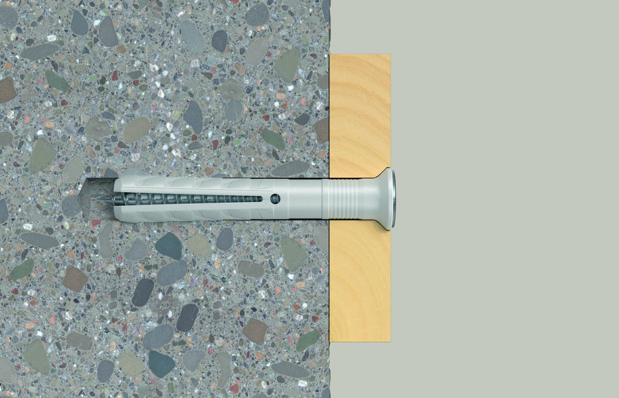 EAN 4006209503539 - Fischer 50353 tornillo de anclaje y taco 50 pieza(s) Juego de enchufes de pared y tornillos 80 mm imagen 3