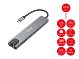 EAN 4015867239735 - Equip 133497 base para portátil y replicador de puertos Alámbrico USB Tipo C Negro, Gris imagen 6