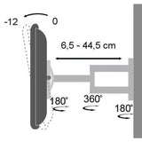 EAN 8057685301450 - Techly ICA-LCD 2903 soporte para TV 94 cm (37") Negro imagen 4