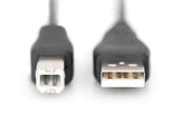 Digitus Cable Usb 2.0 A/B (Impresora) 1.80m Negro  Ak-300102-018-S