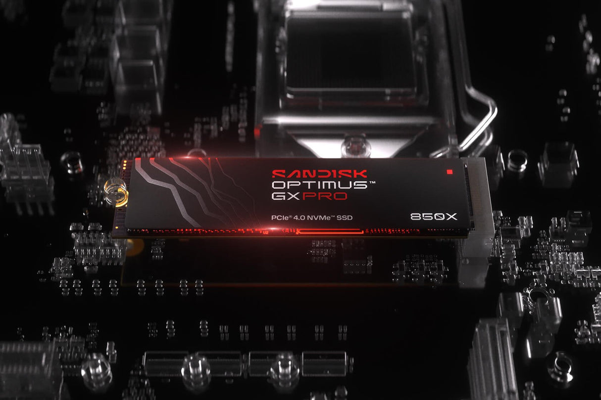 Disco Ssd Sandisk Optimus Gx Pro 850x  Cifrado 8 Tb  M.2 2280 D5-M Pcie 4.0 X4 (Nvme) Tcg Opal Encryption 2.01