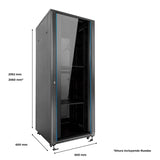 EAN 6940533543862 - aiten data AI6642 Rack o bastidor independiente Negro imagen 12