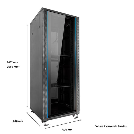 EAN 6940533543862 - aiten data AI6642 Rack o bastidor independiente Negro imagen 12