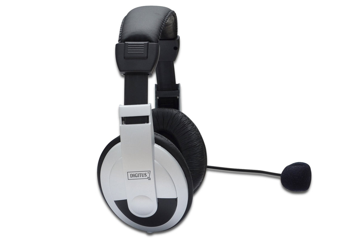 Digitus Auriculares Con Micro 90 Db Jack 3,5 Mm Gris Da-12201