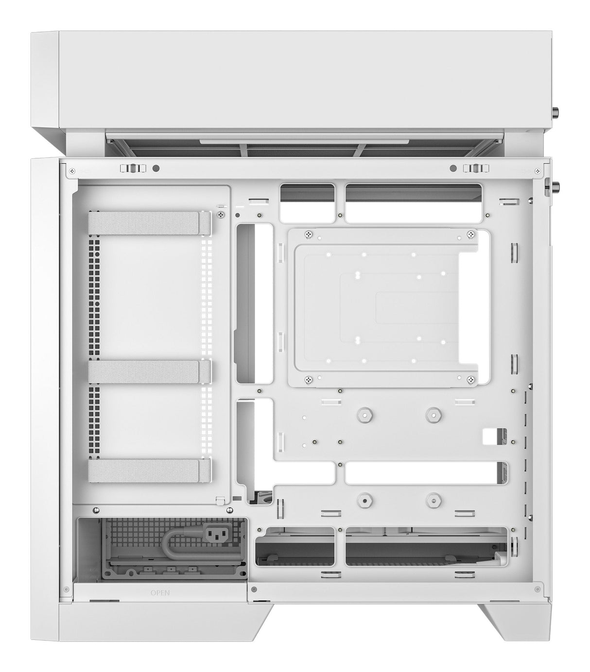 Caja Pc Deepcool Cl660 Atx Tower Case, White