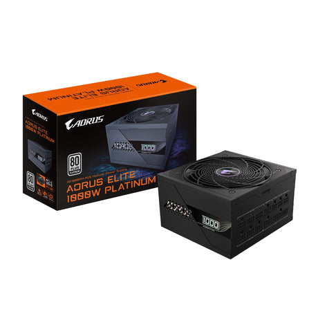EAN 4719331554569 - GIGABYTE AORUS ELITE P1000W unidad de fuente de alimentación 1000 W 20+4 pin ATX ATX Negro imagen 1
