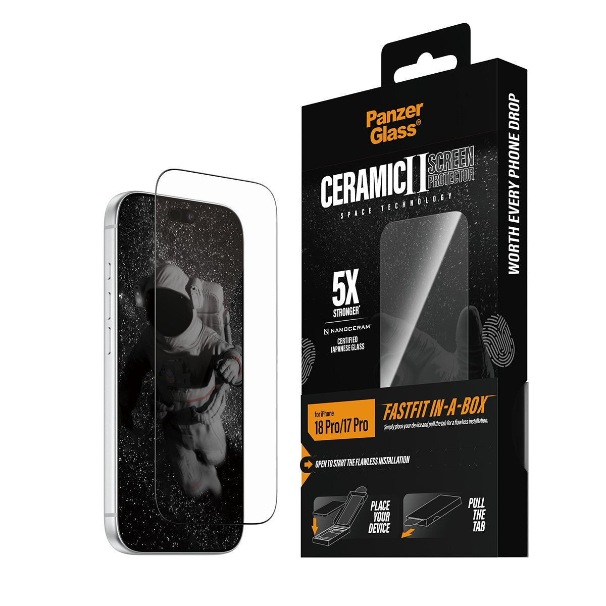 Panzerglass Ceramic Ii Screen Protector Iphone 18 Pro/17 Pro