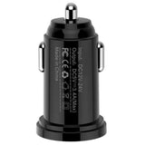 Cargador Mini Coche Techly 2 Puertos Usb-A 12w 2.4a Negro