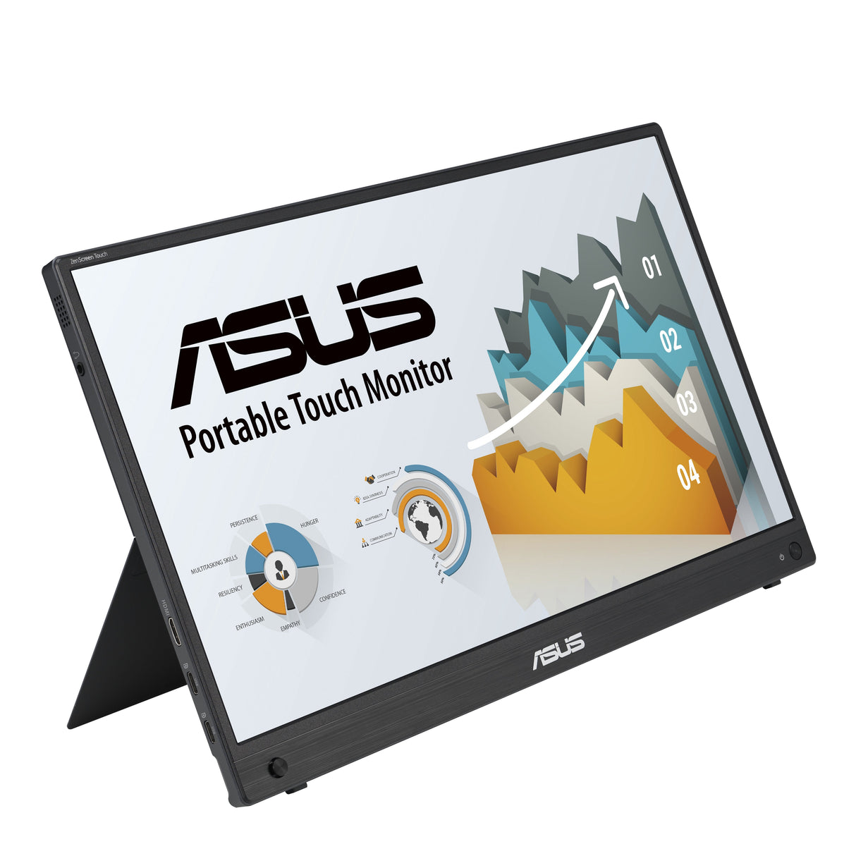 EAN 4711081804482 - ASUS ZenScreen MB16AHT pantalla para PC 39,6 cm (15.6") 1920 x 1080 Pixeles Full HD Pantalla táctil Negro imagen 4