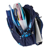 Herlitz Ultimate Camoblue Mochila Escolar Azul, Marina Poliéster