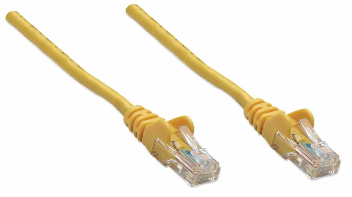 Intellinet Cat5e Utp 0.45m Cable De Red Amarillo 0,5 M U/Utp (Utp)
