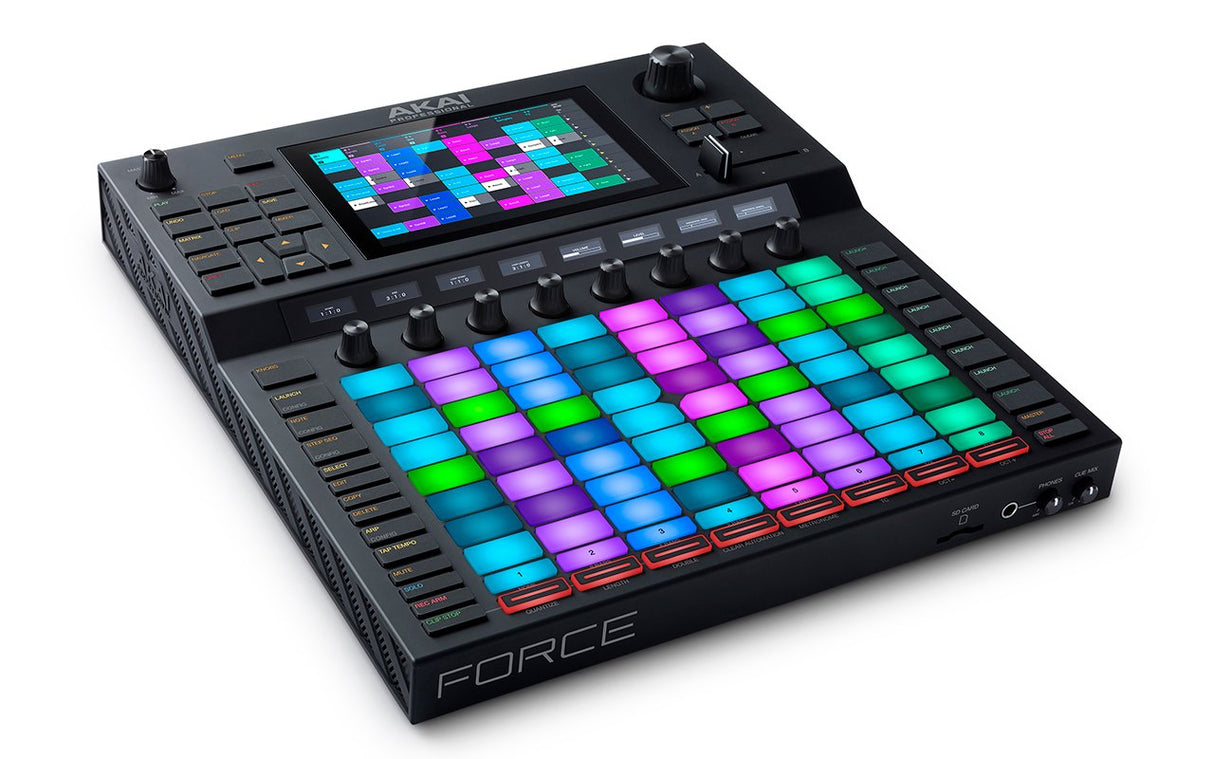 Akai Force Estación De Producción Musical Independiente Sampler Midi Usb Negro