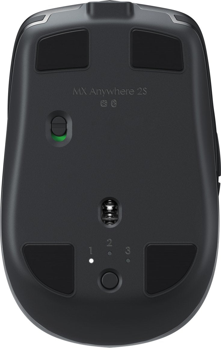 Ratón Inalámbrico Logitech Mx Anywhere 2s (Bt) - Grafito - (Gris) 910-007230