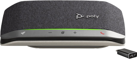 EAN 0197029536235 - Poly Sync 20+ USB-C Speakerphone altavoz Teléfono móvil/PC USB/Bluetooth Negro, Plata imagen 1