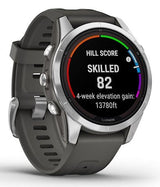 Garmin 7s Pro Solar Edition Silver Gray Smartwatch 42mm