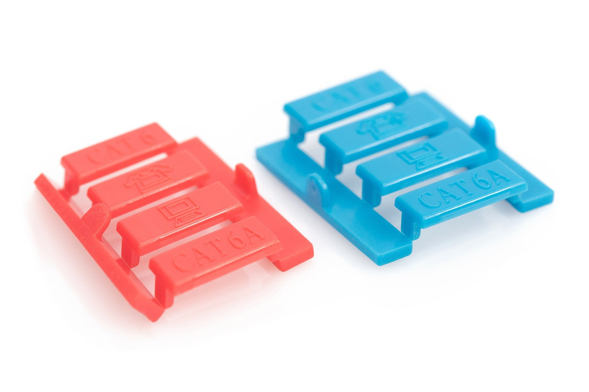 Digitus Placa Frontal, 2 Puertos, 45 X 45 Mm, Acodada, Para Marco Dn-93802-5-Sh