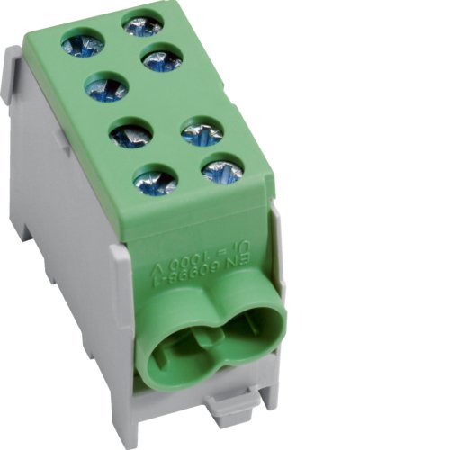 Hager Hauptleitungsabzweigklemme Kh35e 1polig 2x35-2x25qmm Ip20 Farbe:Grn