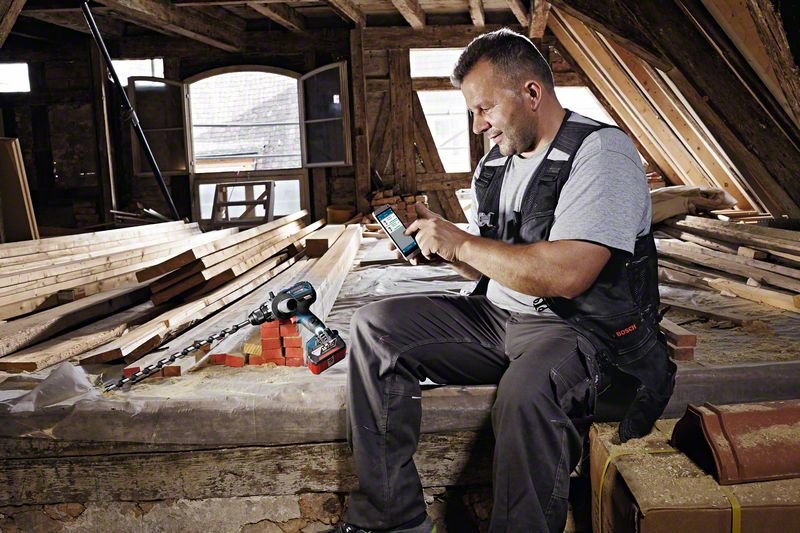 Bosch Gsr 18v-85 C Incl Gcy 30-4 Cordless Drill Driver