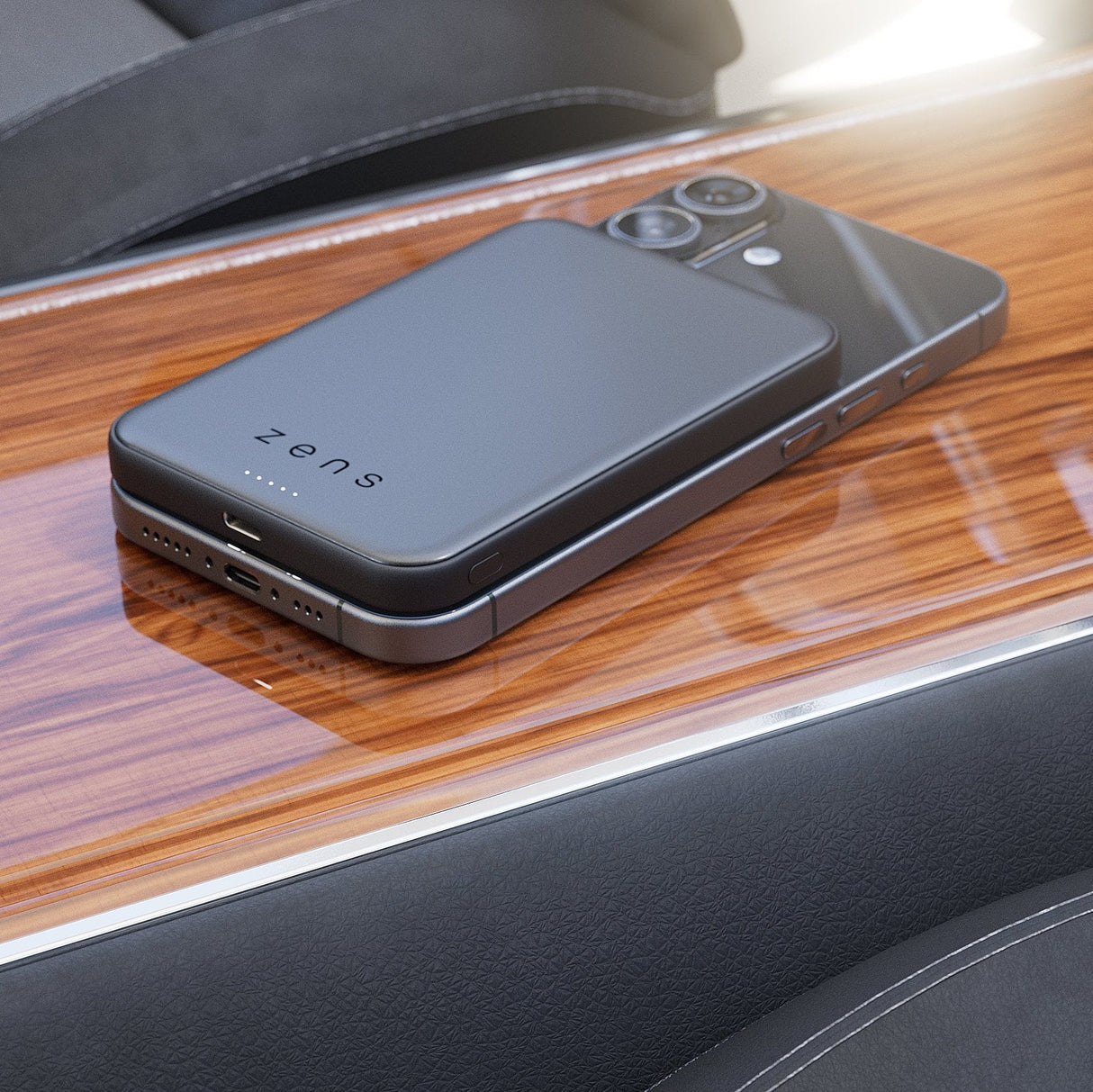 Zens Powerbank Pro 2 Semi Solid State 10.000 Mah Schwarz