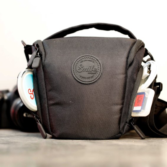 Bolsa Camara Foto Reflex  Dslr Smile Holster Negro