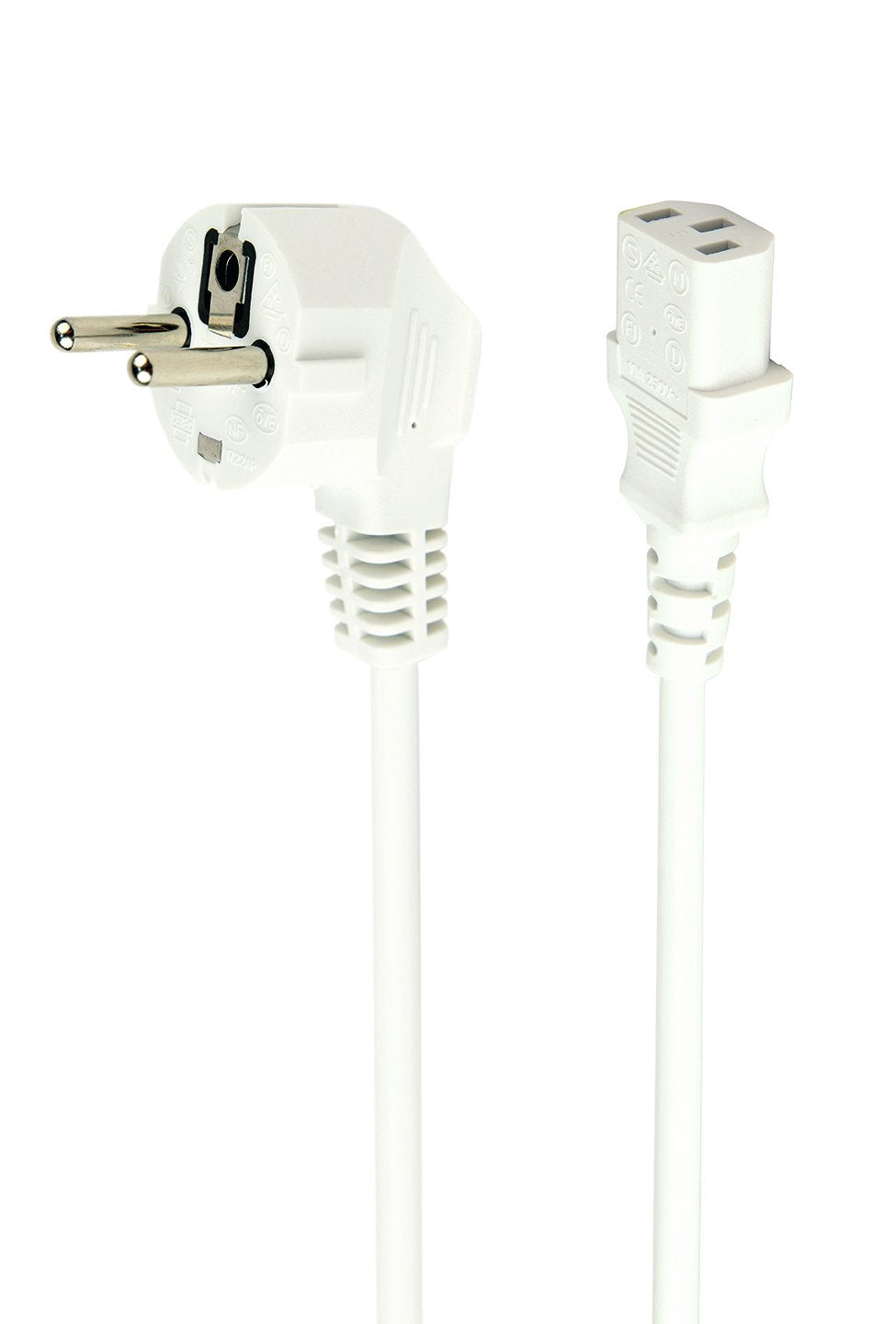 EAN 8716309026666 - Gembird PC-186W-VDE cable de transmisión Blanco 1,8 m CEE7/4 imagen 2