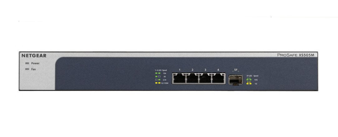 Switch Netgear Xs505m No Administrado 10g Ethernet (100/1000/10000) Xs505m-100eus