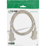 Cable Null Modem Inline Db9 Hembra A Hembra Ensamblado Gris 3m