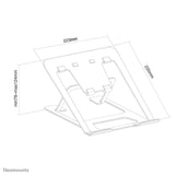 EAN 8717371448318 - Neomounts NSLS085SILVER soporte para ordenador portátil Plata 43,2 cm (17") imagen 20
