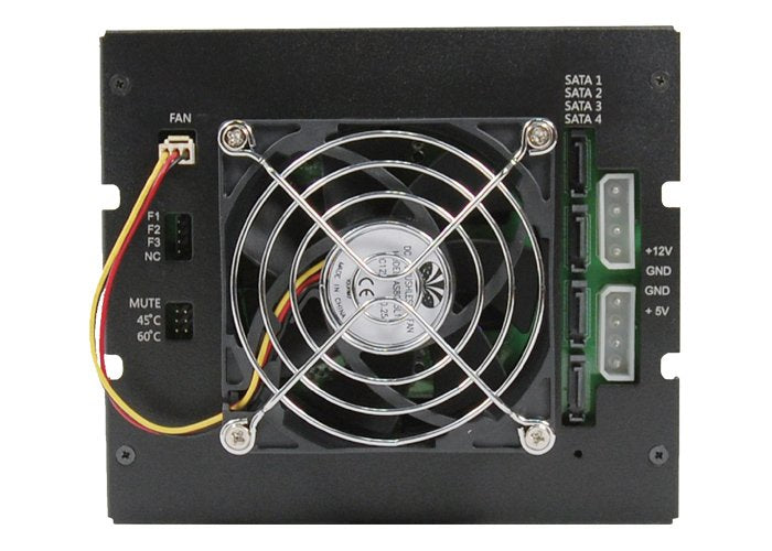 Chieftec Cmr-3141sas Panel Bahía Disco Duro Para 4 Hdd / Ssd (3,5 "/ 2,5"), Ocupa 3 Ranuras De 5,25 "