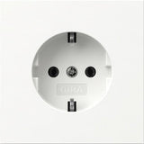 Gira 418870 Schuko-Steckd. Flächenschalter Reinweiss