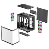 Deepcool Cg590u 5f (Negro, Panorama Glass) R-Cg590u-Bkaga5-G