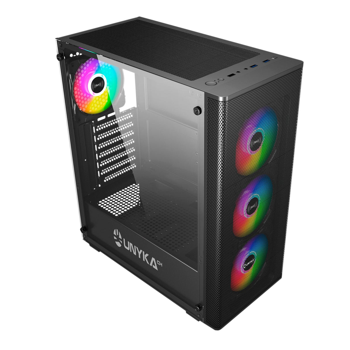 EAN 6974560221158 - UNYKAch Gaming Mir 100 Escritorio Negro, Transparente imagen 4