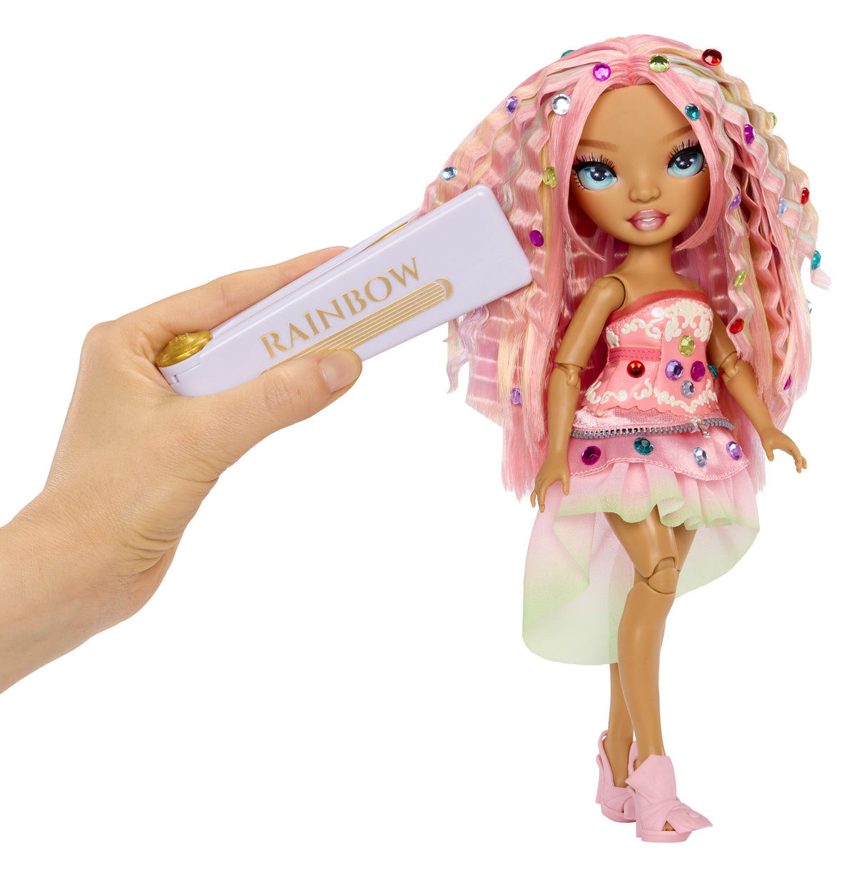 Mga Entertainment Rainbow High Be Dazzling Fashion Dolls - Adeline Rose, Muñeca 597797-Euc