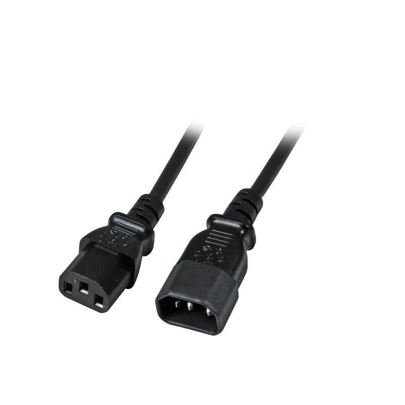 Efb Elektronik Ek503.0,5 Cable De Transmisión Negro 0,5 M C14 Acoplador C13 Acoplador