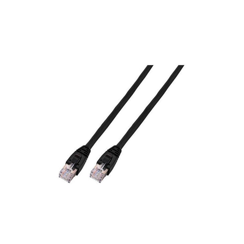 Efb Rj45 Cable De Red Cat.6 U Utp Lszh Cca Schwarz 1m