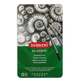 EAN 5028252269957 - Derwent Academy lápiz de carbón 12 pieza(s) Gris imagen 1